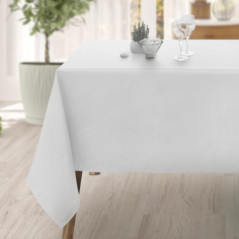 Nappe polyester 140x240cm blanc