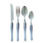 Menagere 24pcs inox manche bleu