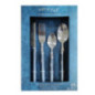 Menagere 24pcs inox manche bleu