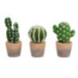 Cactus artificiel en pot