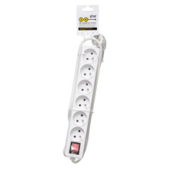 Multiprise 6 prises 90cm+interru