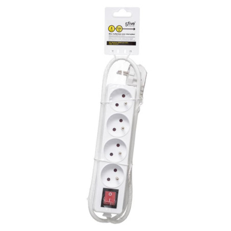 Multiprise 4 prises 90cm+interru