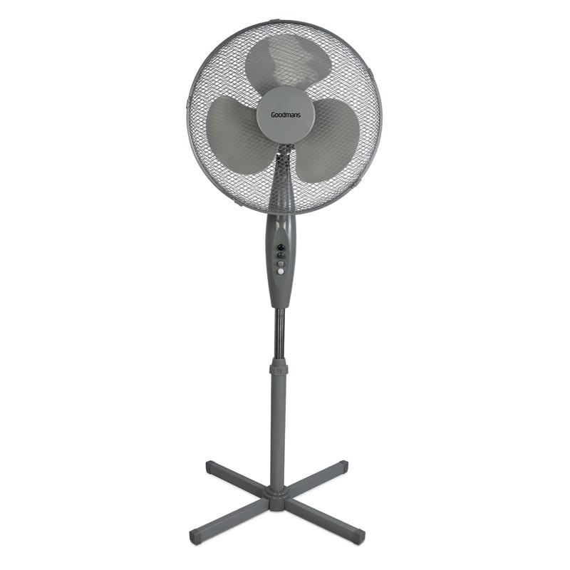 Ventilateur sur pied gris 40cm