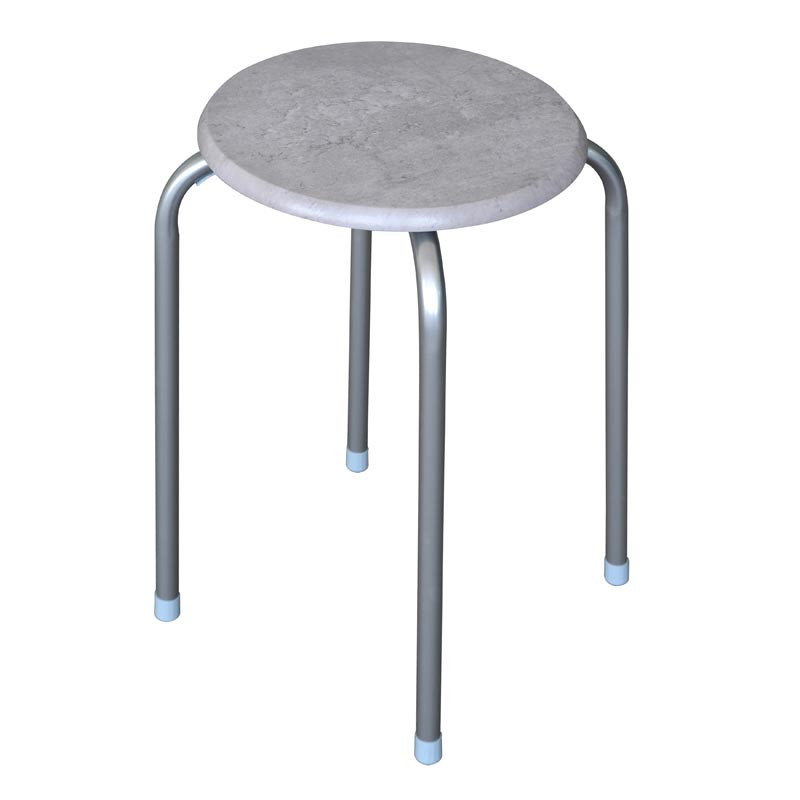 Tabouret assise effet beton