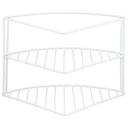 Etagere placard angle 3niv blanc