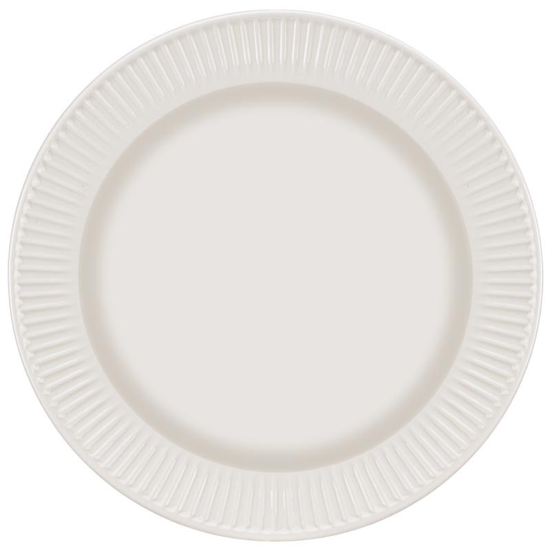 Assiette plate striee  d26.5cm