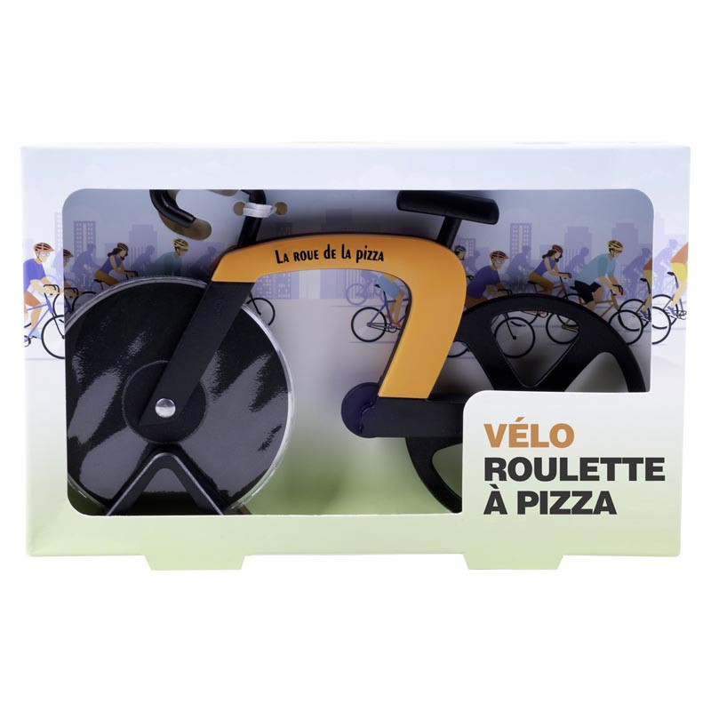 Coupe pizza forme velo