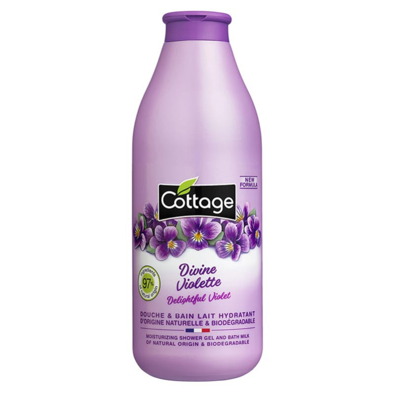 Gel douche & bain lait violette