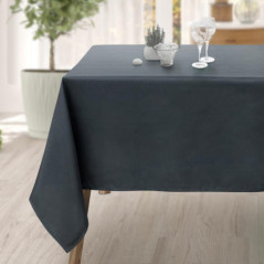 Nappe polyester 140x240cm gris f