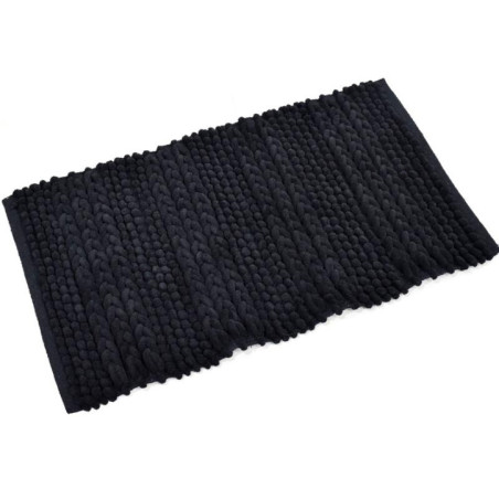 Tapis de bain natte noir