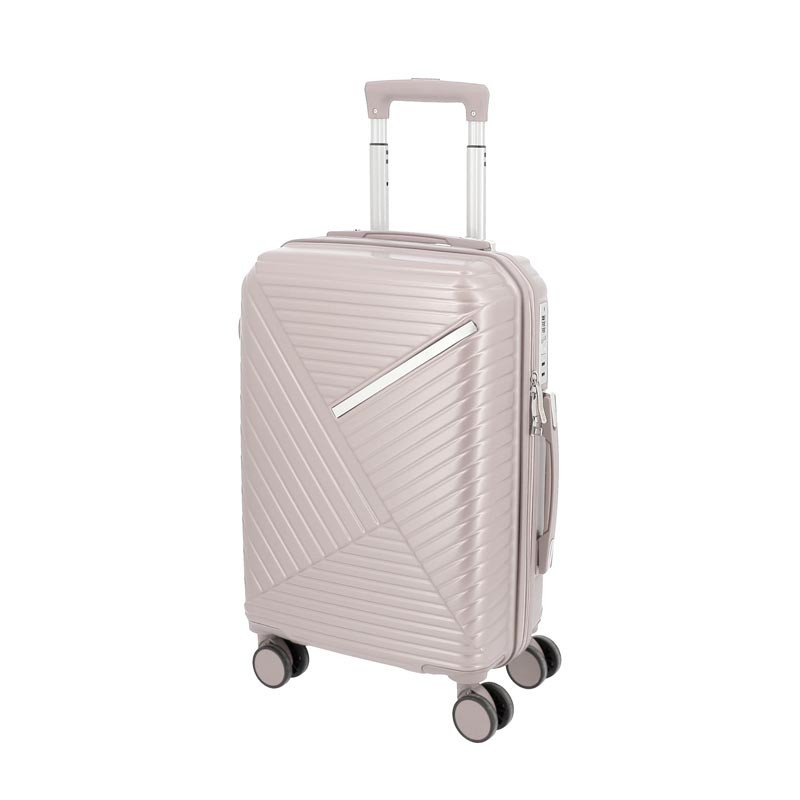 Valise 64 cm chicago creme rose