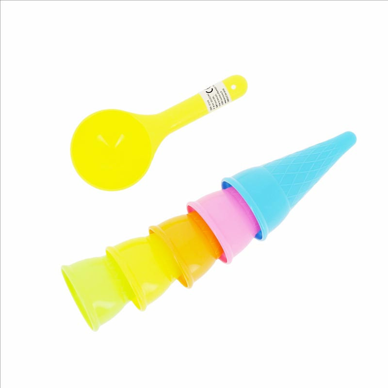 Set 6 pcs jeu de plage glace