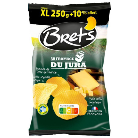 Chips saveur fromage du jura