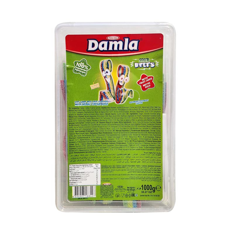 Damla tapis acidules arc-en-ciel