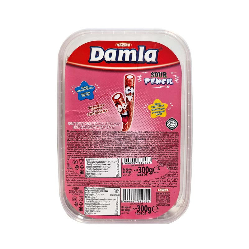 Damla cables fourres fraise