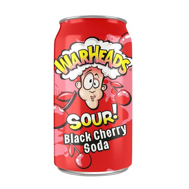 Warheads soda acidule cerise