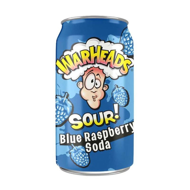 Warheads soda acidule framboise