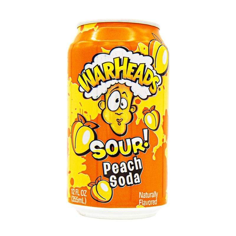 Warheads soda acidule peche