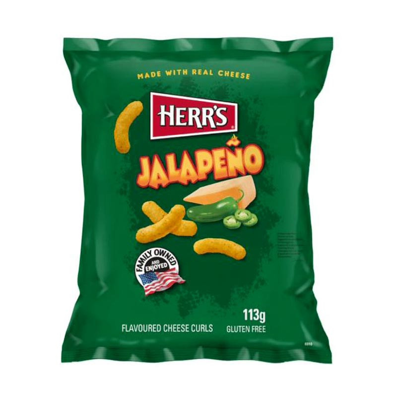 Herr's jalapeno cheese curls