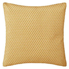 Coussin motif otto ocre 38x38