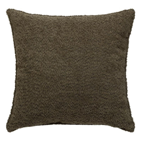 Coussin bouclette 45x45cm kaki