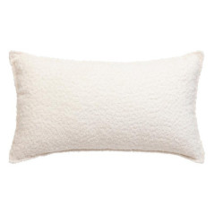 Coussin bouclette 30x50cm ivoire