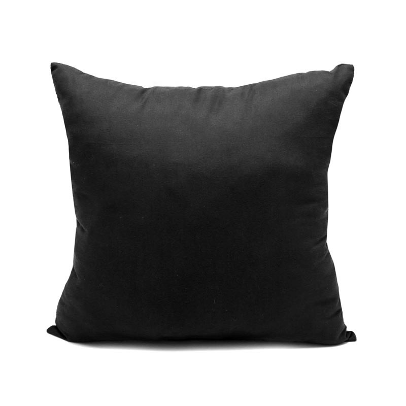 Coussin romy 38x38cm noir