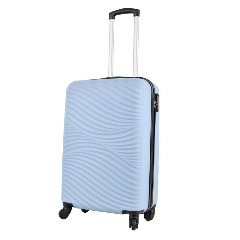 Valise cabine 56 cm abs bleu met