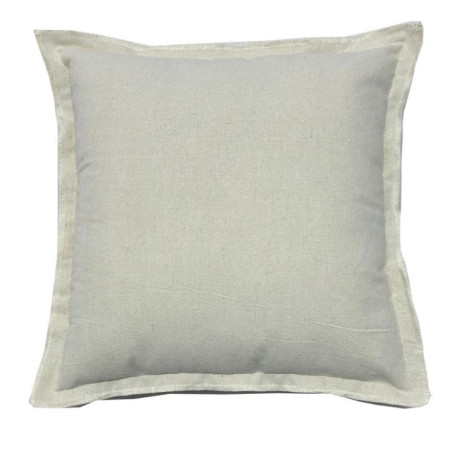 Coussin uni 38x38cm beige