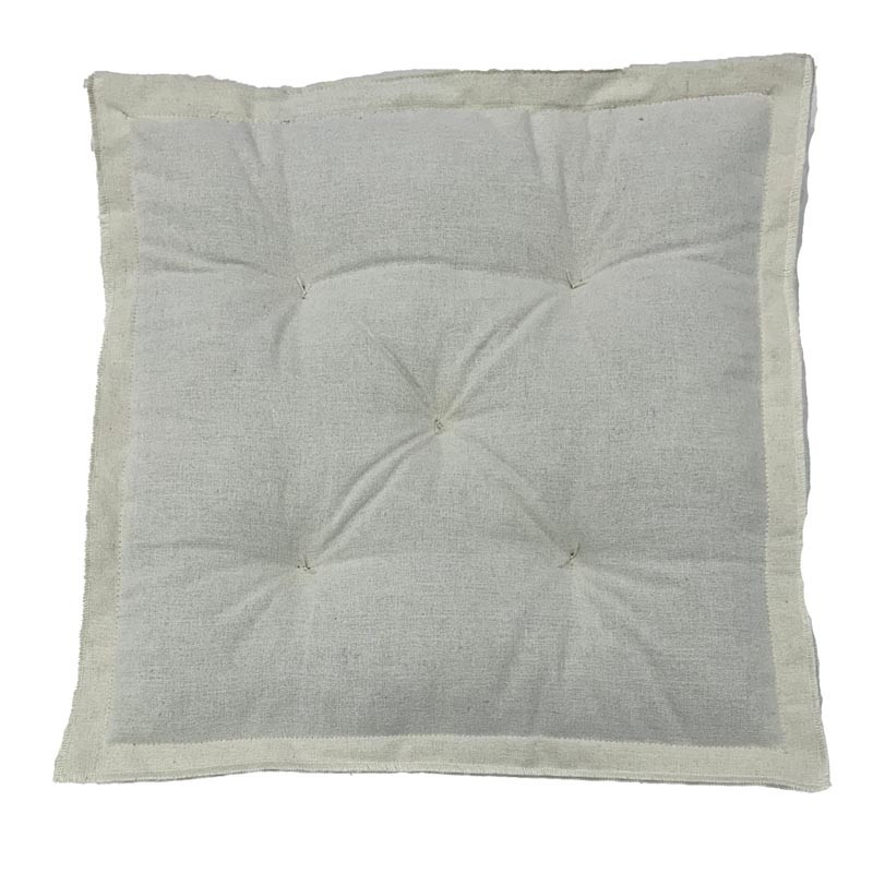 Coussin de sol 40x40x8cm beige