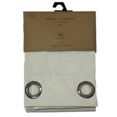 Rideau Aillets coton 140x240cm b