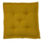 Coussin de sol 40x40x8cm ocre