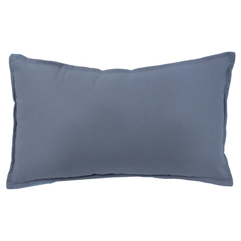 Coussin uni 28x48cm gris clair