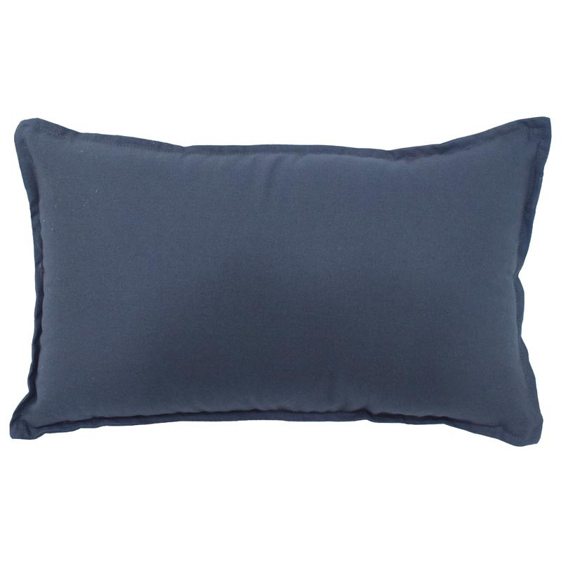 Coussin uni 28x48cm gris fonce