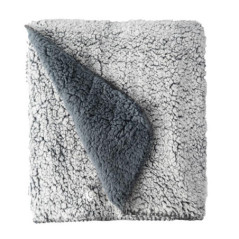 Plaid snowy 130x160cm anthracite