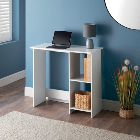Bureau compact blanc