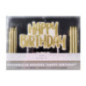 Ensemble de bougies happy birth