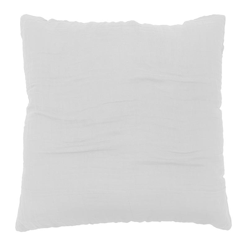 Coussin gaze de coton 45x45cm cr