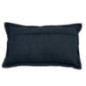 Coussin uni 28x48cm gris fonce