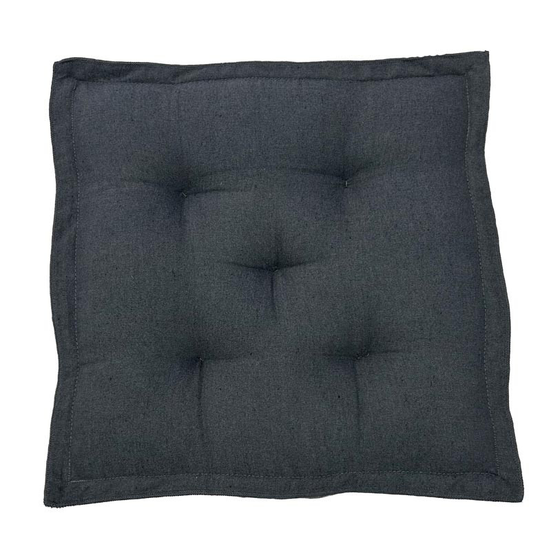 Coussin de sol 40x40x8cm gris fo