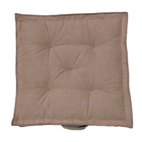 Coussin de sol 40x40x8cm rose