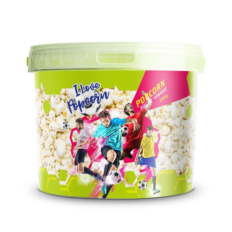 Pop corn sucre edition football