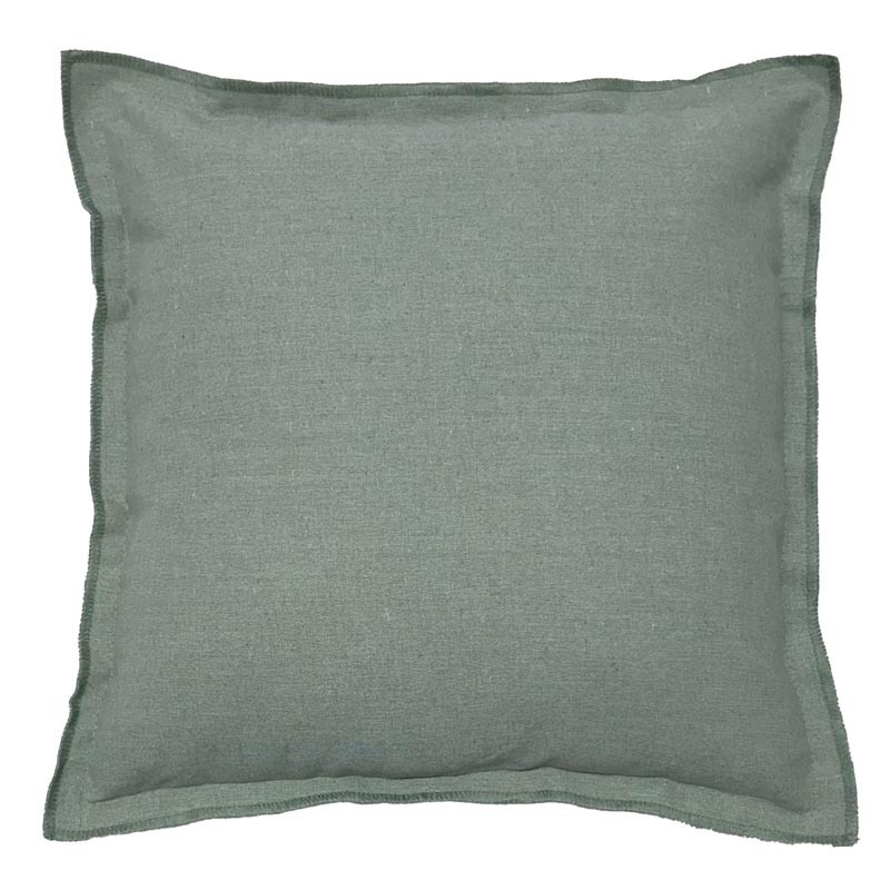 Coussin uni 38x38cm vert