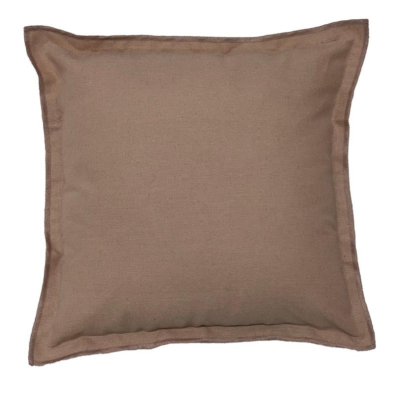 Coussin uni 38x38cm rose