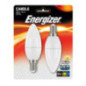 Ampoule e14 470lm 5.4w flamme x2