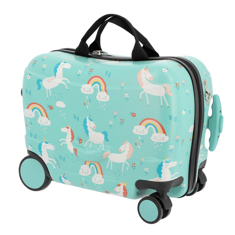 Valise enfant ride -on- licorne