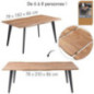 Table extensible 6/8 personnes