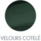 Canape convertible velours vert