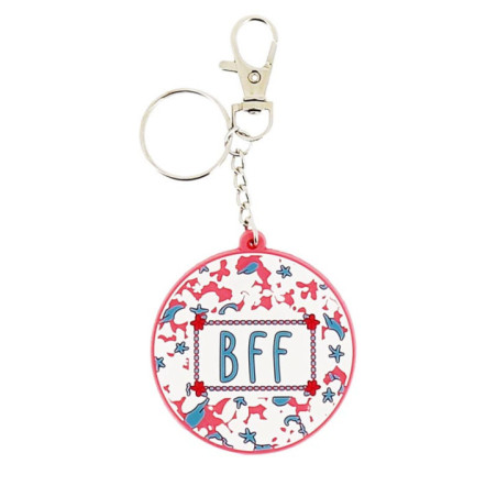 Porte cle rond bff