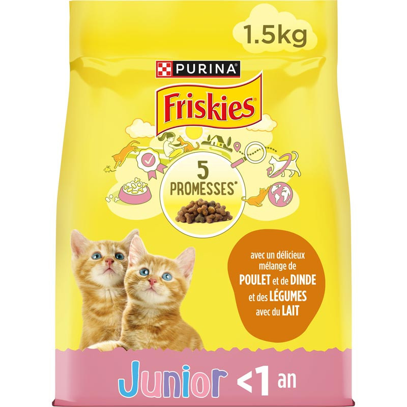 Croquettes chat junior dinde